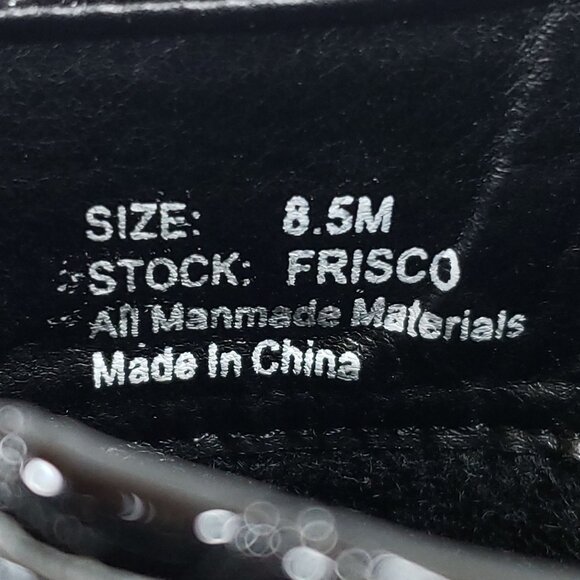 Ingaro Womens Size 8.5 Black Croc-Embossed Slip-On Clog Faux Leather - Picture 9 of 9